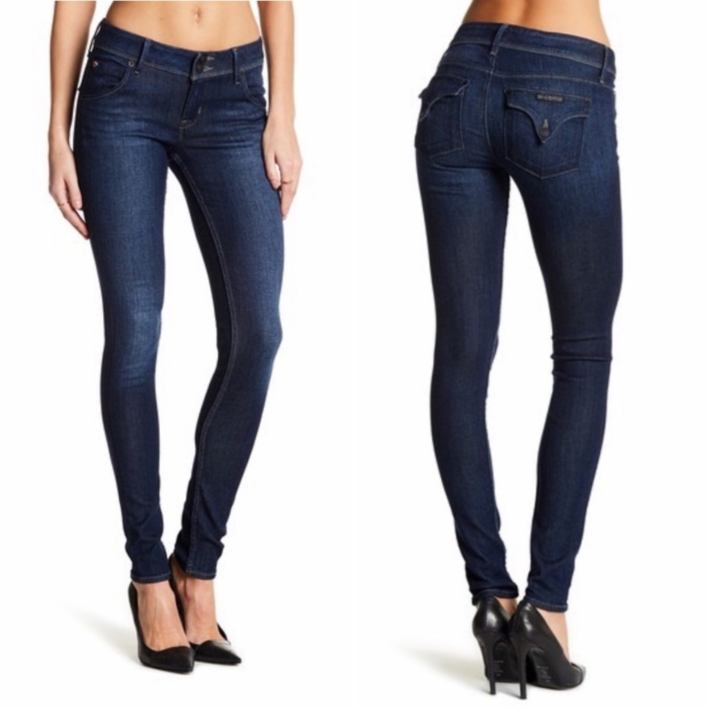 Hudson | Dark Wash Collin Flap Skinny Jeans, size 26